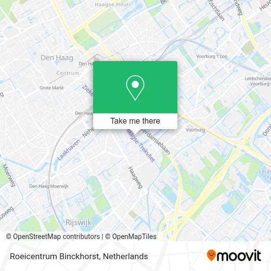 Roeicentrum Binckhorst Karte