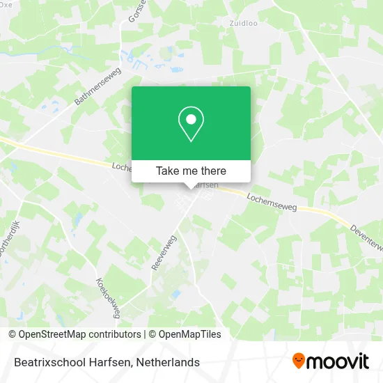 Beatrixschool Harfsen Karte