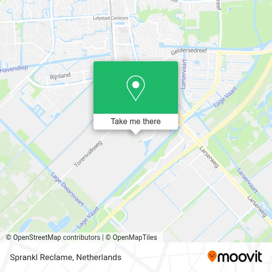 Sprankl Reclame map