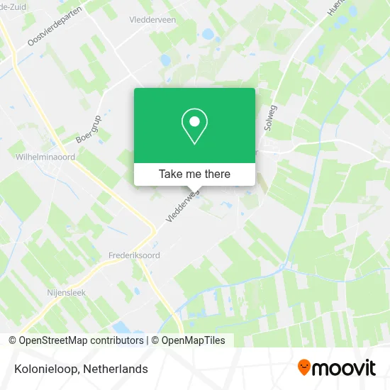 Kolonieloop map