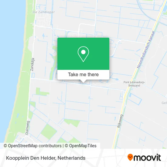 Koopplein Den Helder map