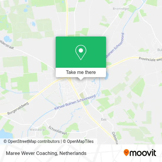 Maree Wever Coaching map