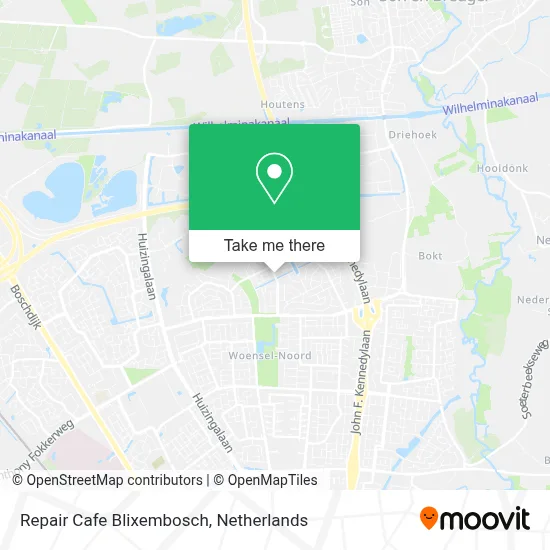 Repair Cafe Blixembosch map