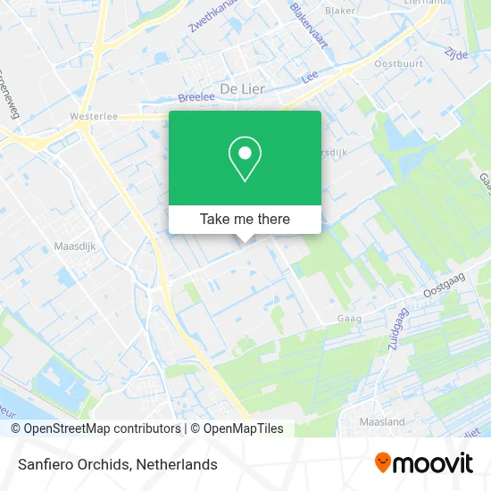 Sanfiero Orchids map