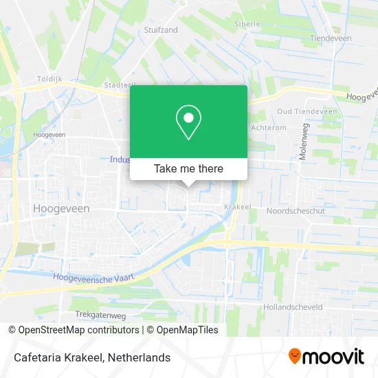 Cafetaria Krakeel map