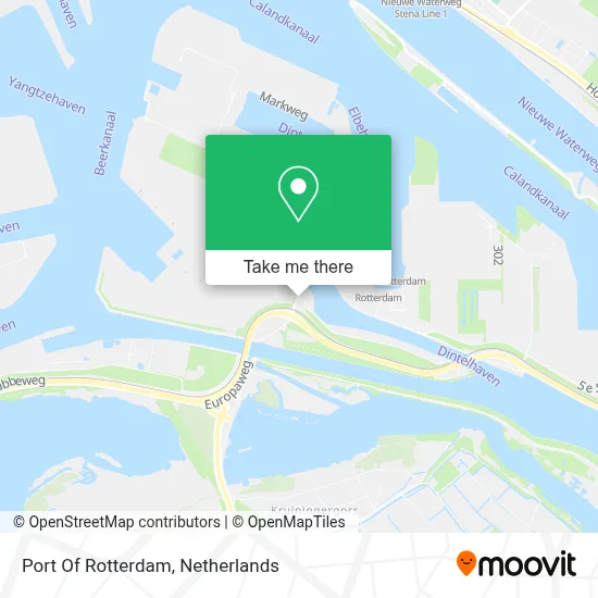 Port Of Rotterdam map