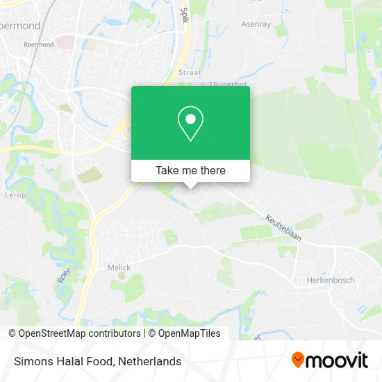 Simons Halal Food map
