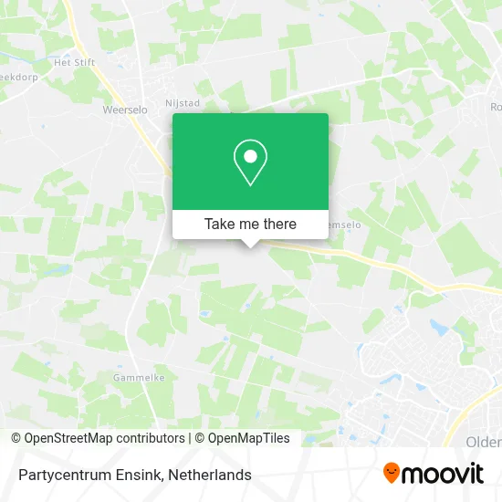 Partycentrum Ensink map
