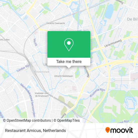 Restaurant Amicus map