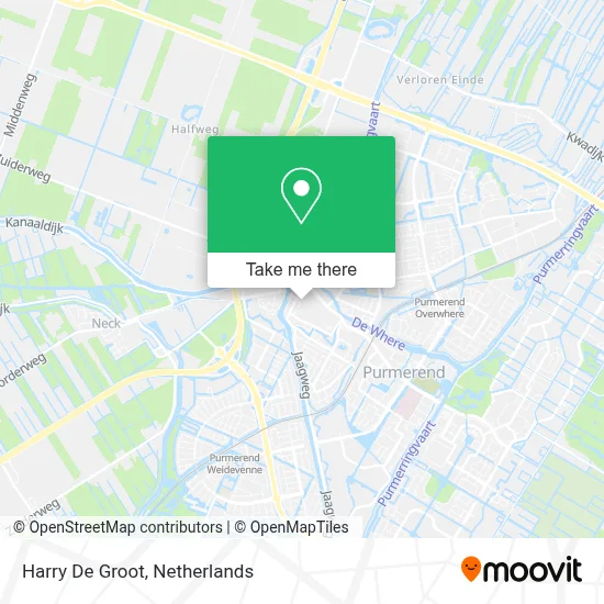 Harry De Groot map