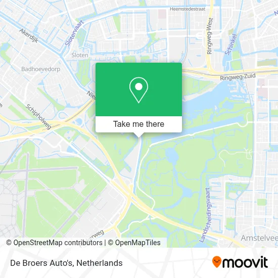 De Broers Auto's Karte