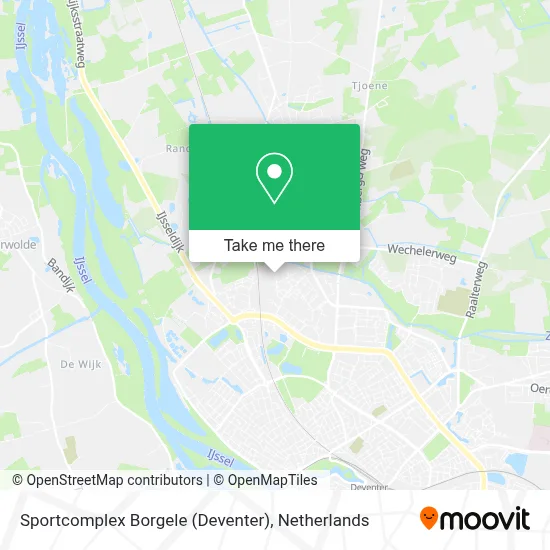 Sportcomplex Borgele (Deventer) map