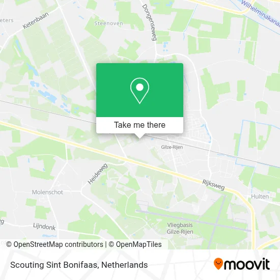 Scouting Sint Bonifaas map