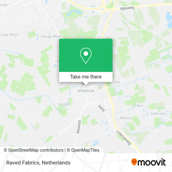 Raved Fabrics map