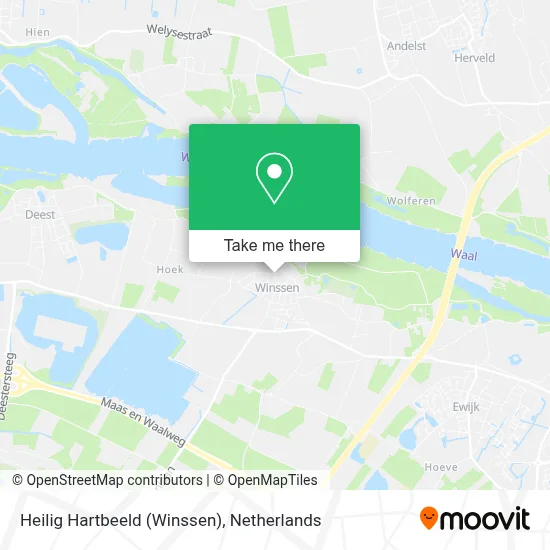 Heilig Hartbeeld (Winssen) map