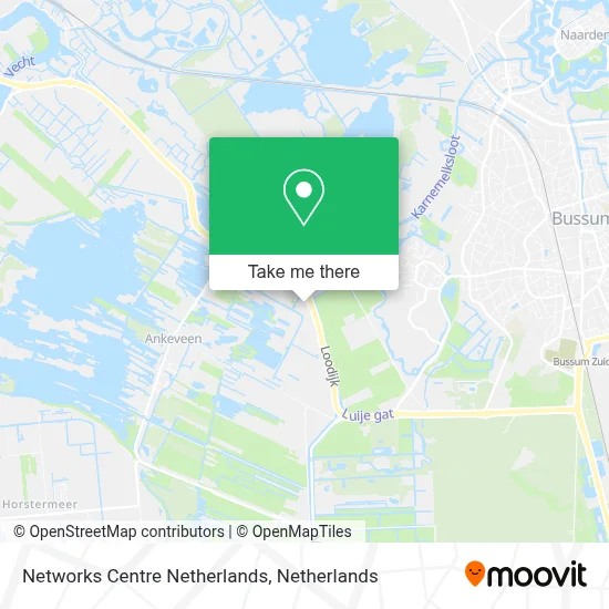 Networks Centre Netherlands map