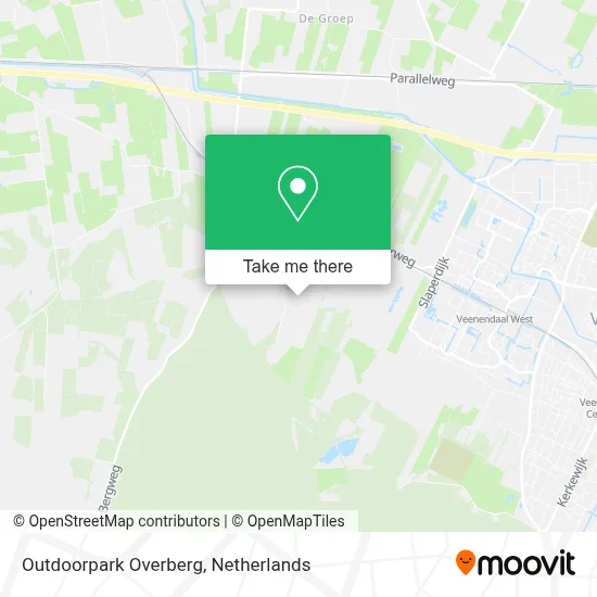 Outdoorpark Overberg map