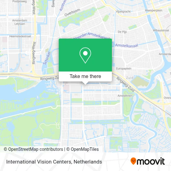 International Vision Centers map