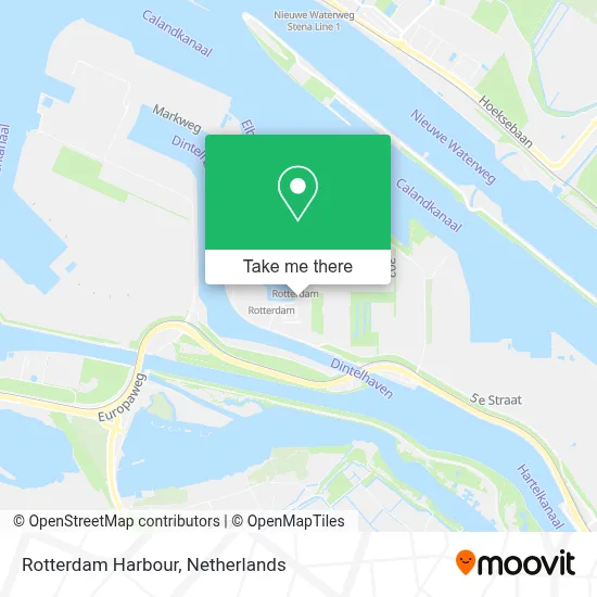 Rotterdam Harbour map