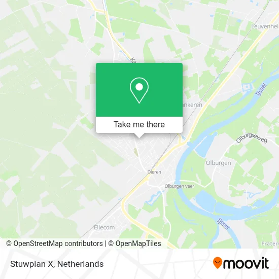 Stuwplan X map