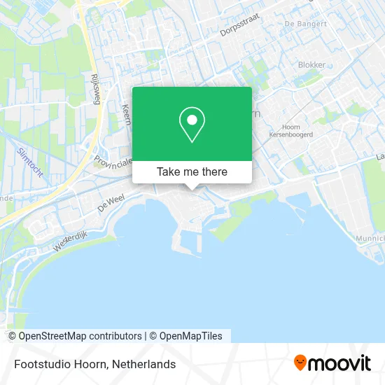Footstudio Hoorn map