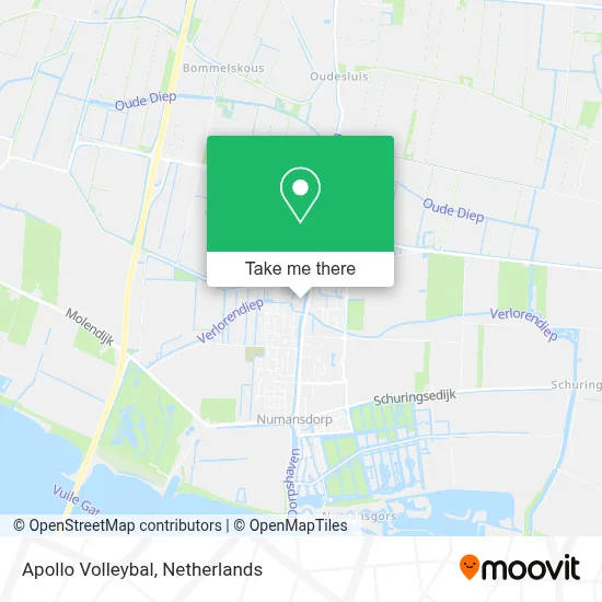 Apollo Volleybal map