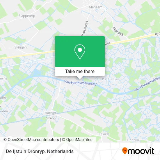 De Ijstuin Dronryp map
