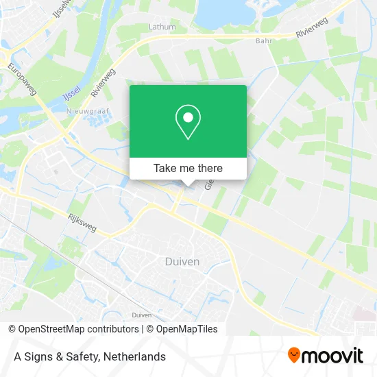A Signs & Safety map