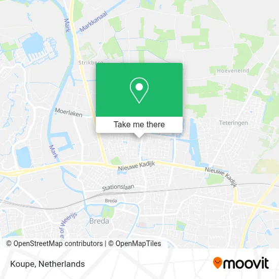 Koupe map
