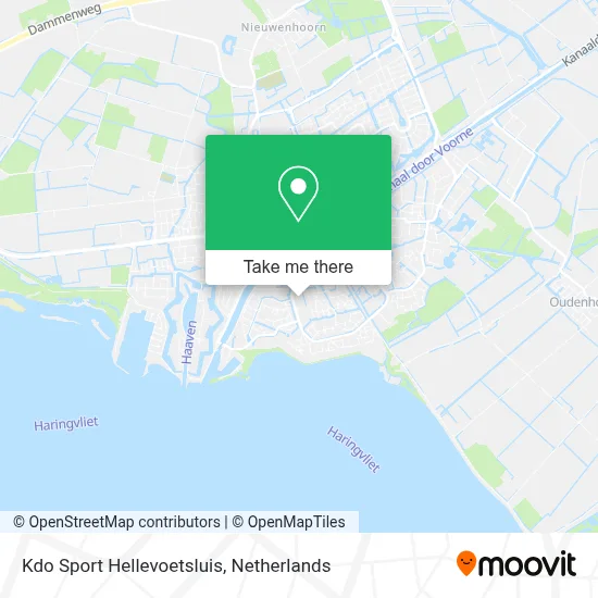 Kdo Sport Hellevoetsluis map