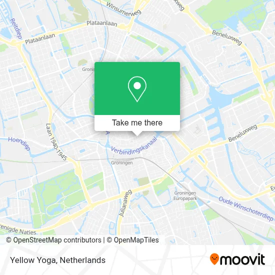 Yellow Yoga map