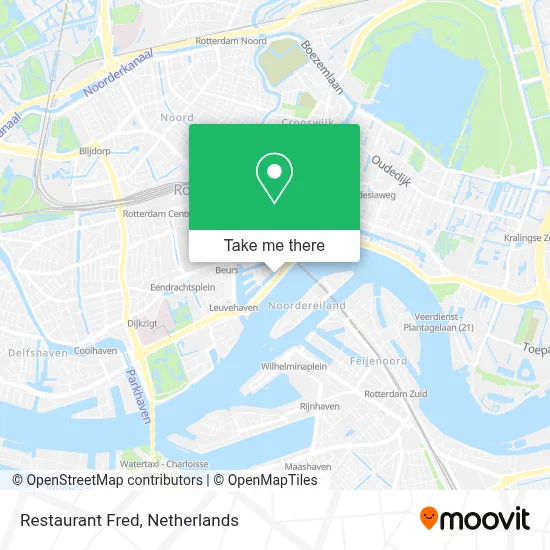 Restaurant Fred map