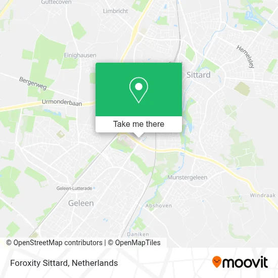 Foroxity Sittard map