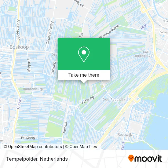 Tempelpolder map