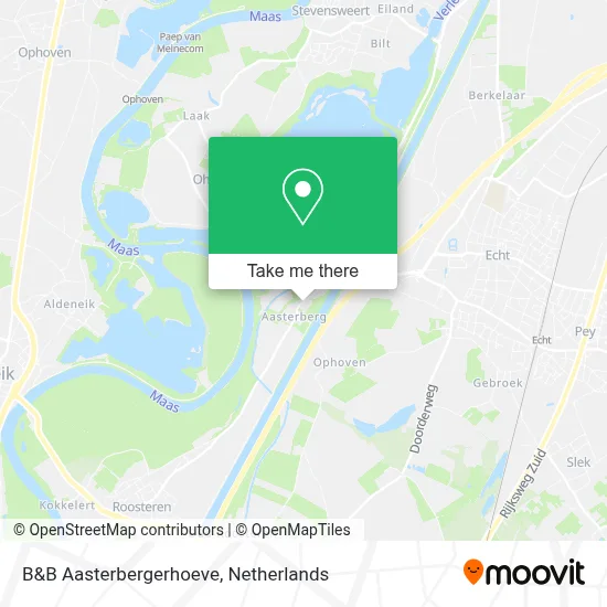 B&B Aasterbergerhoeve map