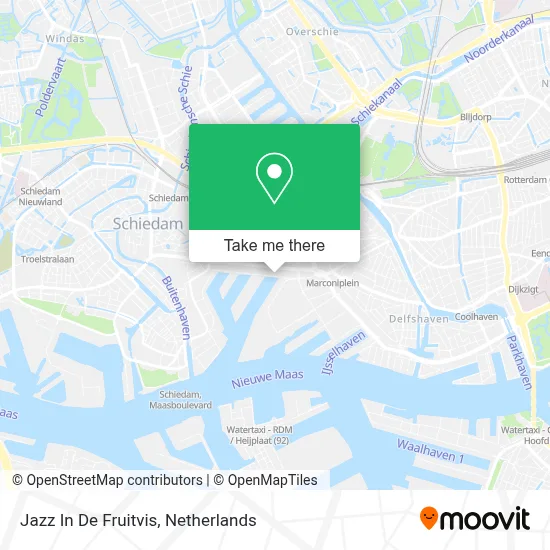 Jazz In De Fruitvis map