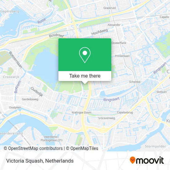 Victoria Squash map