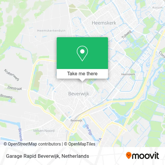 Garage Rapid Beverwijk map
