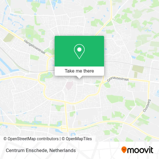 Centrum Enschede map