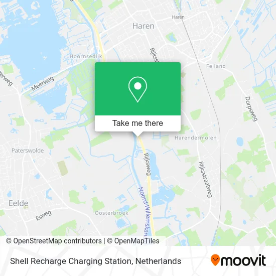 Shell Recharge Charging Station map