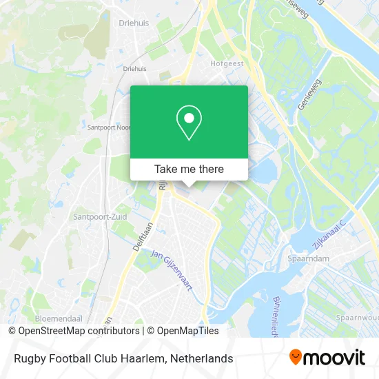 Rugby Football Club Haarlem map