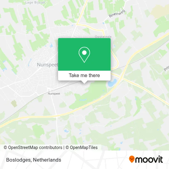 Boslodges map