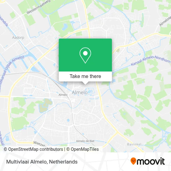 Multivlaai Almelo map
