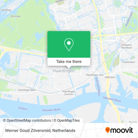 Werner Goud Zilversmid map