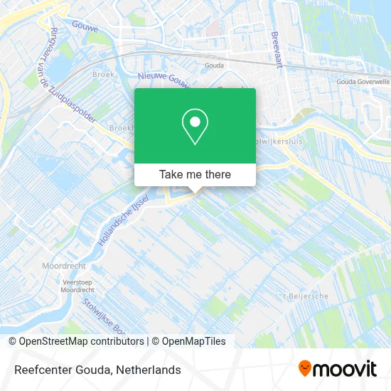 Reefcenter Gouda map