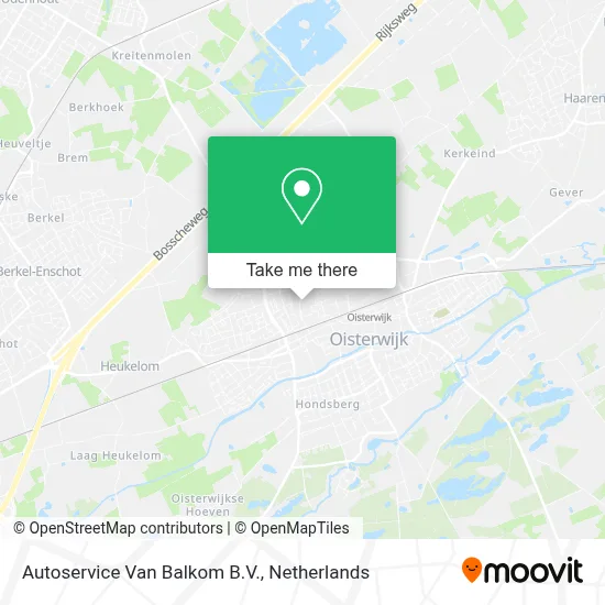 Autoservice Van Balkom B.V. map