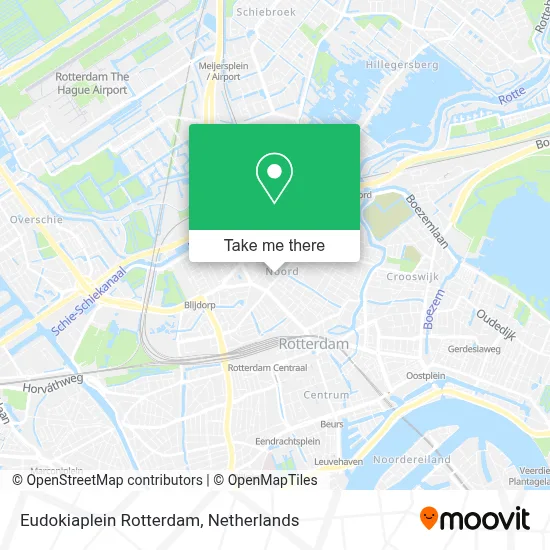 Eudokiaplein Rotterdam map