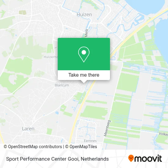 Sport Performance Center Gooi map