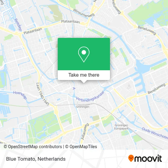 Blue Tomato map