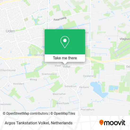 Argos Tankstation Volkel map